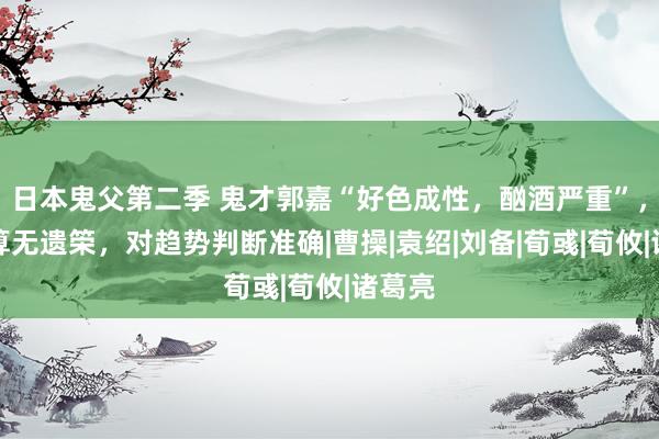 日本鬼父第二季 鬼才郭嘉“好色成性，酗酒严重”，但又算无遗筞，对趋势判断准确|曹操|袁绍|刘备|荀彧|荀攸|诸葛亮