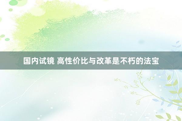 国内试镜 高性价比与改革是不朽的法宝